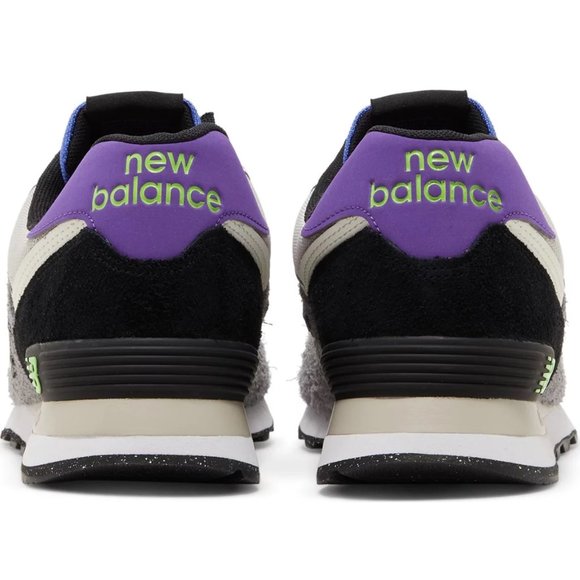 NEW BALANCE 574 V2 Classic Gray Purple White Unisex Sneakers - Sz 10.5 D - NEW - Picture 3 of 4